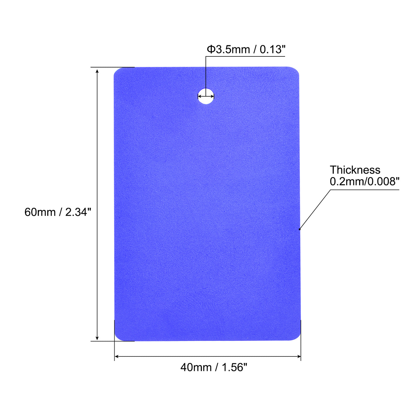 Harfington Waterproof Eyelet Hole Plastic Shipping , Outdoor Tags