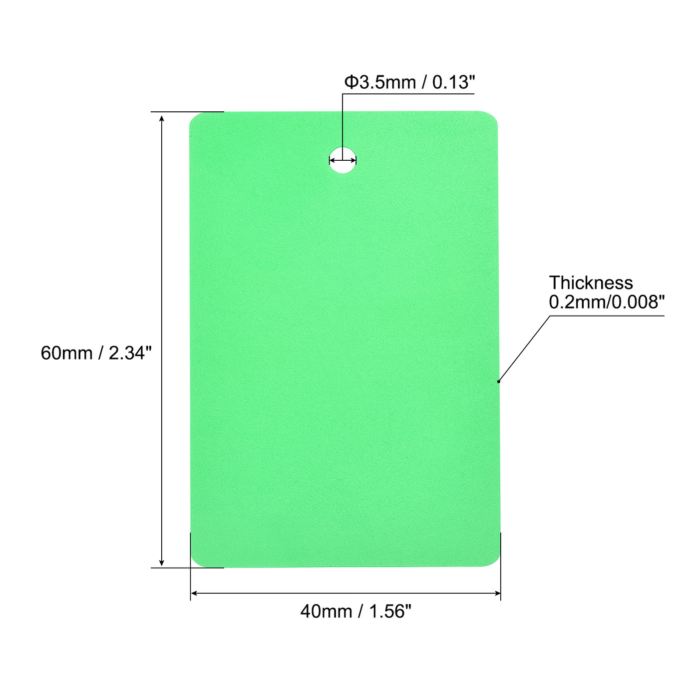 Harfington Waterproof Eyelet Hole Plastic Shipping , Outdoor Tags