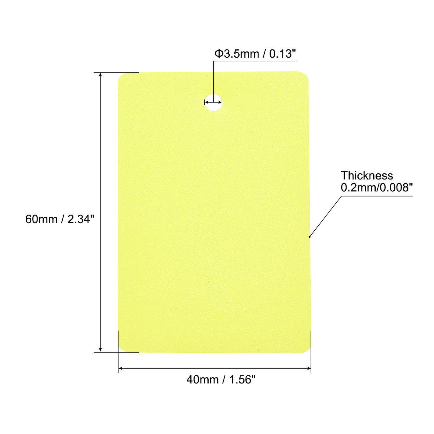 Harfington Waterproof Eyelet Hole Plastic Shipping , Outdoor Tags