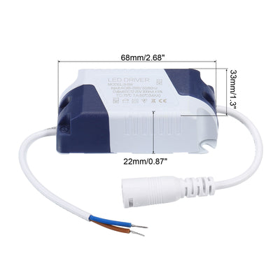 Harfington LED Driver, DC Female Connector Constant Current Rectifier Transformer Power Supply