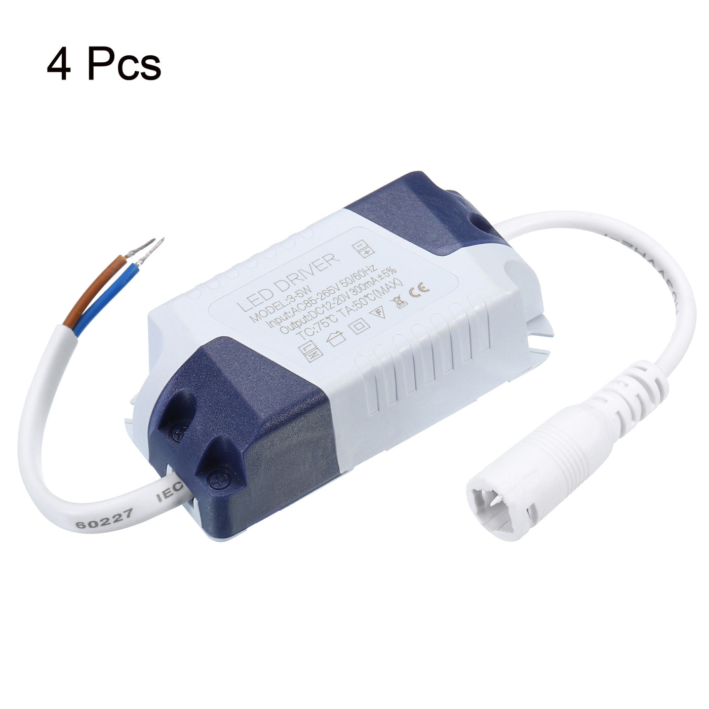 Harfington LED Driver, DC Female Connector Constant Current Rectifier Transformer Power Supply