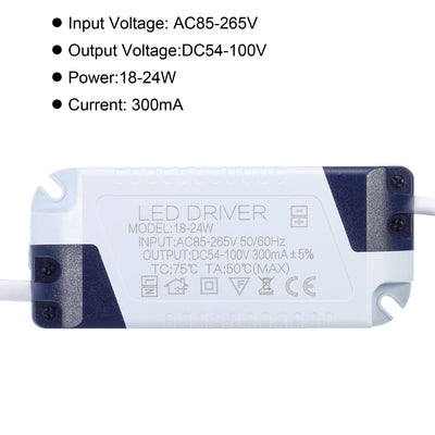 Harfington LED Driver, AC Output DC Male Connectors Constant Current Rectifier Transformers External Power Supply