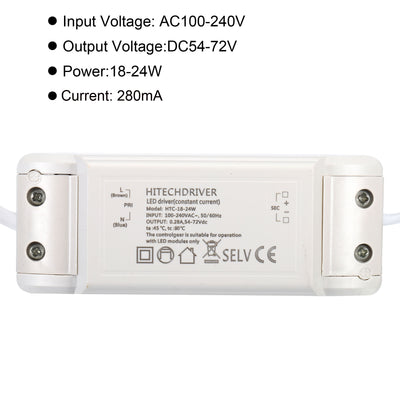 Harfington LED Driver, AC DC Male Connector Constant Current Rectifier Transformers External Power Supplies