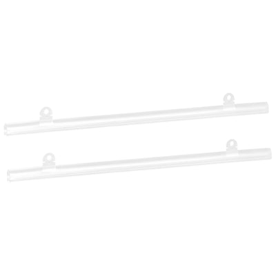 Harfington PVC Poster Hanger Rail Poster Strip Bar with Clips for Poster, Map