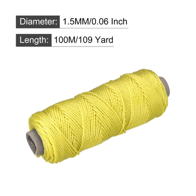 Harfington Twisted Mason Line Nylon String Cord for Netting