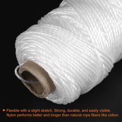 Harfington Twisted Mason Line Nylon String Cord for Netting