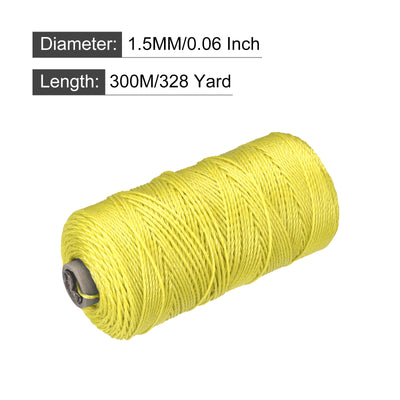 Harfington Twisted Mason Line Nylon String Cord for Landscaping