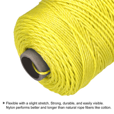 Harfington Twisted Mason Line Nylon String Cord for Landscaping