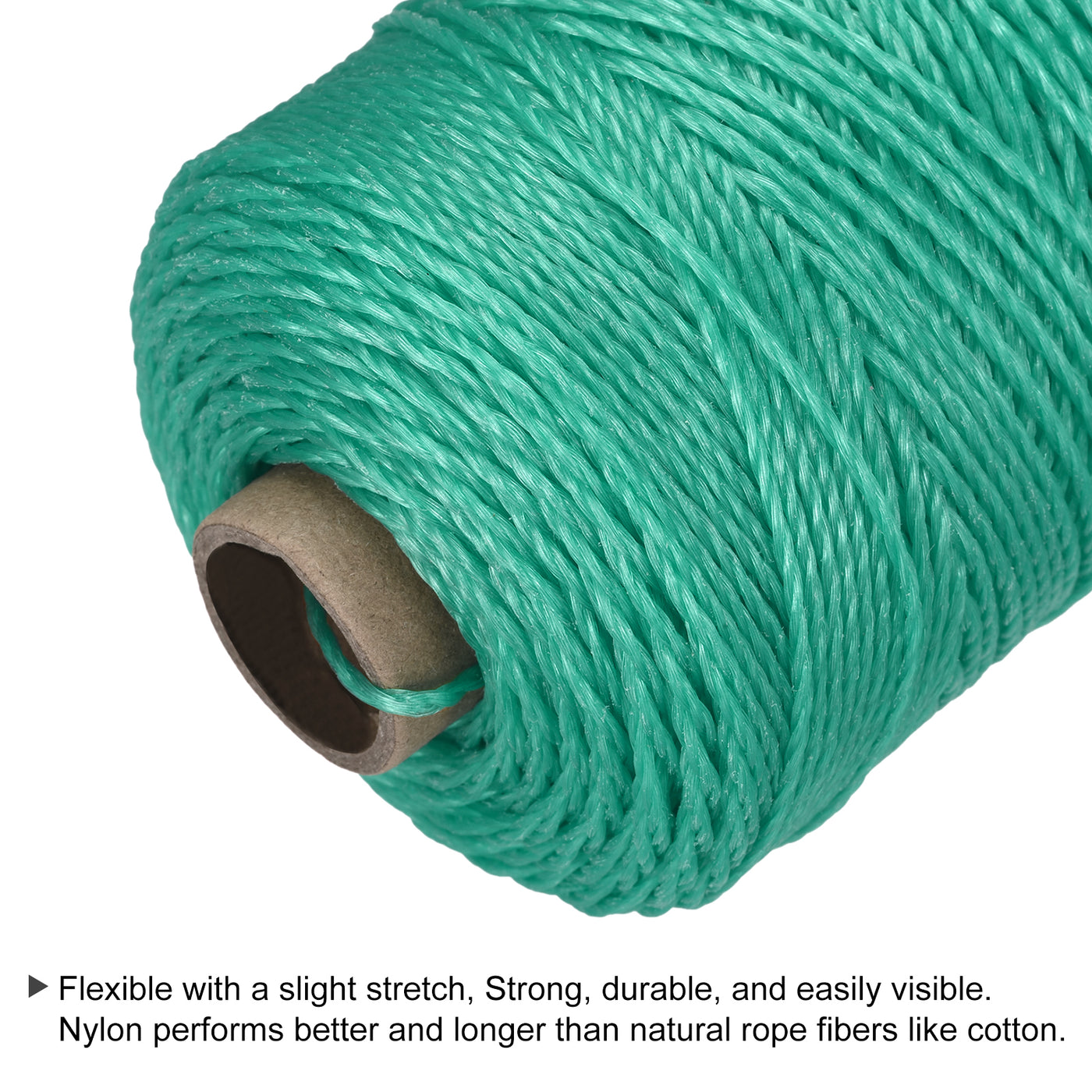 Harfington Twisted Mason Line Nylon String Cord for Landscaping