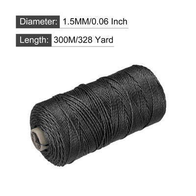 Harfington Twisted Mason Line Nylon String Cord for Landscaping