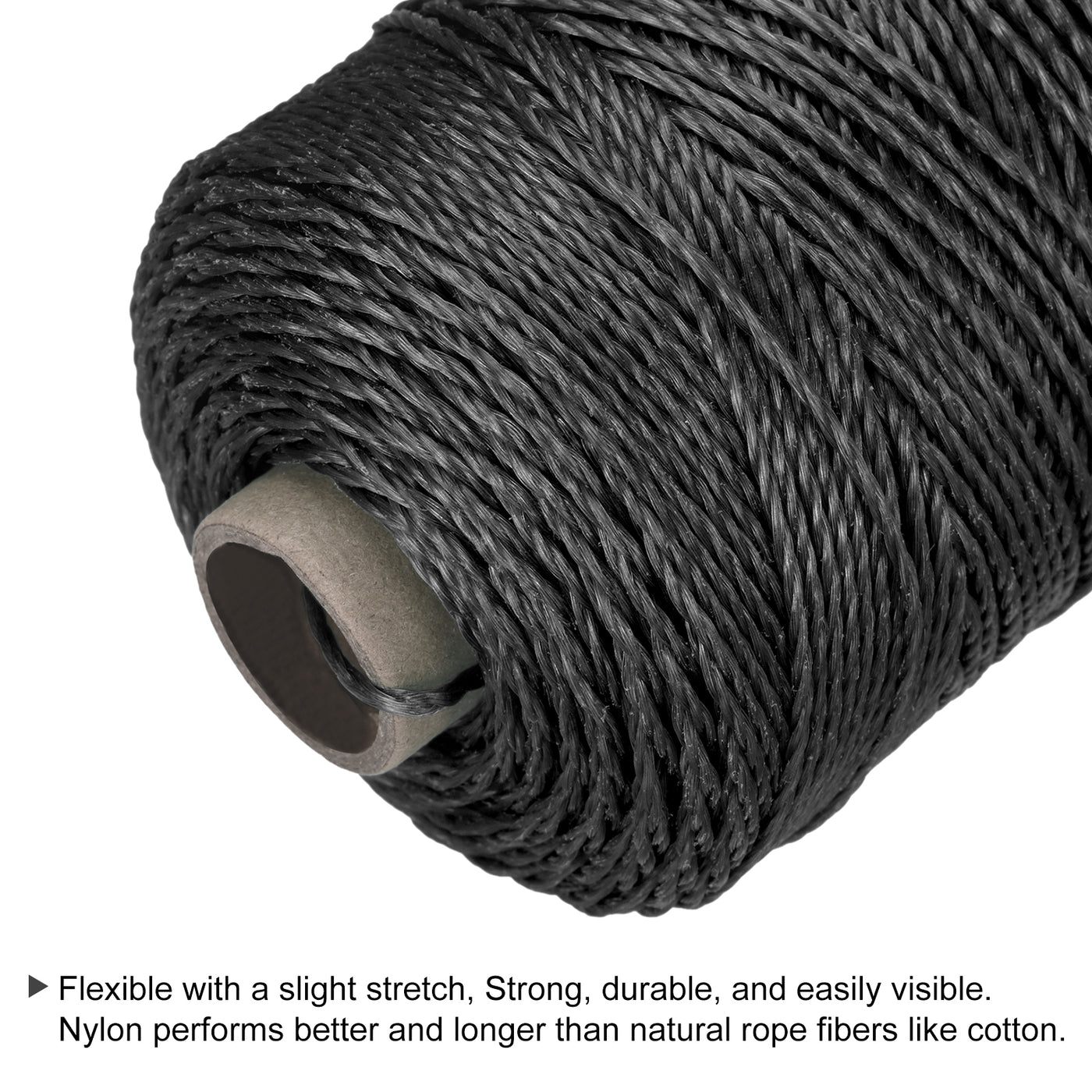 Harfington Twisted Mason Line Nylon String Cord for Landscaping