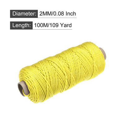 Harfington Twisted Mason Line Nylon String Cord for Netting