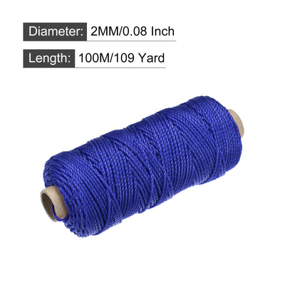 Harfington Twisted Mason Line Nylon String Cord for Netting