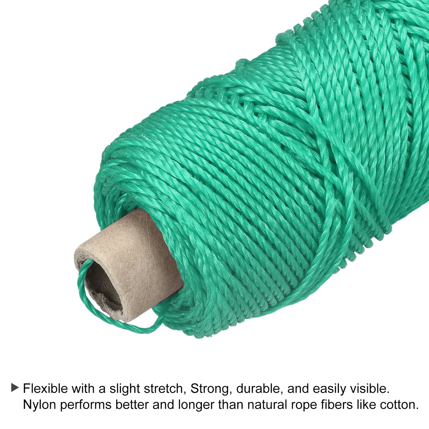 Harfington Twisted Mason Line Nylon String Cord for Crafting