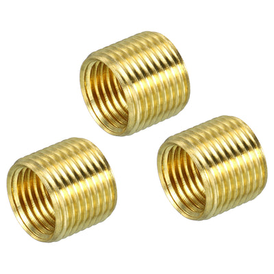 Harfington Thread Reducing Nuts Insert Brass Adapters Long Pipe Fitting Conversion Sleeve Reducer