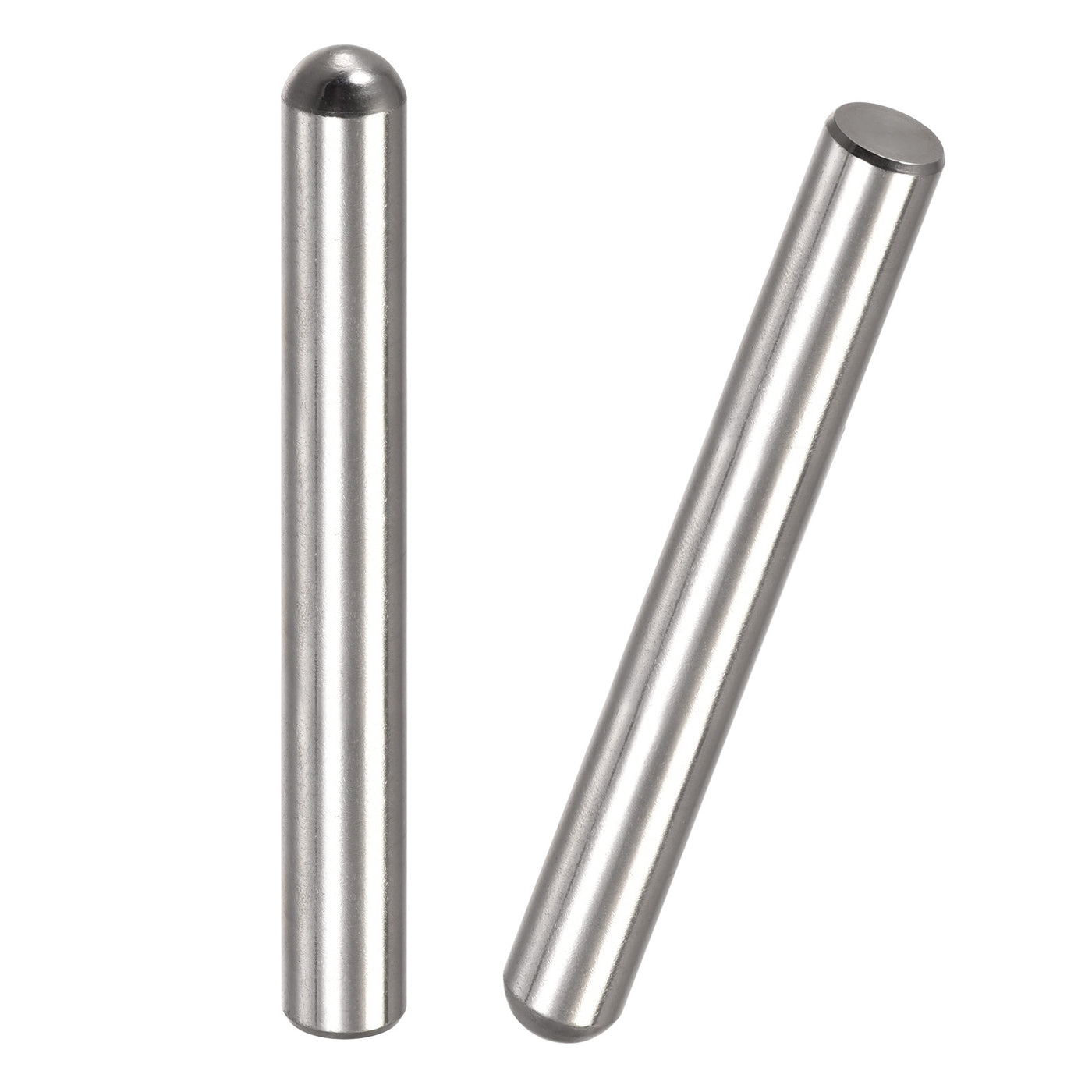 Harfington Dowel Pins, 304 Stainless Steel Round Head Flat Chamfered End Dowel Pin Wood Bunk Bed Shelf Pegs Support Shelves Fasten Element