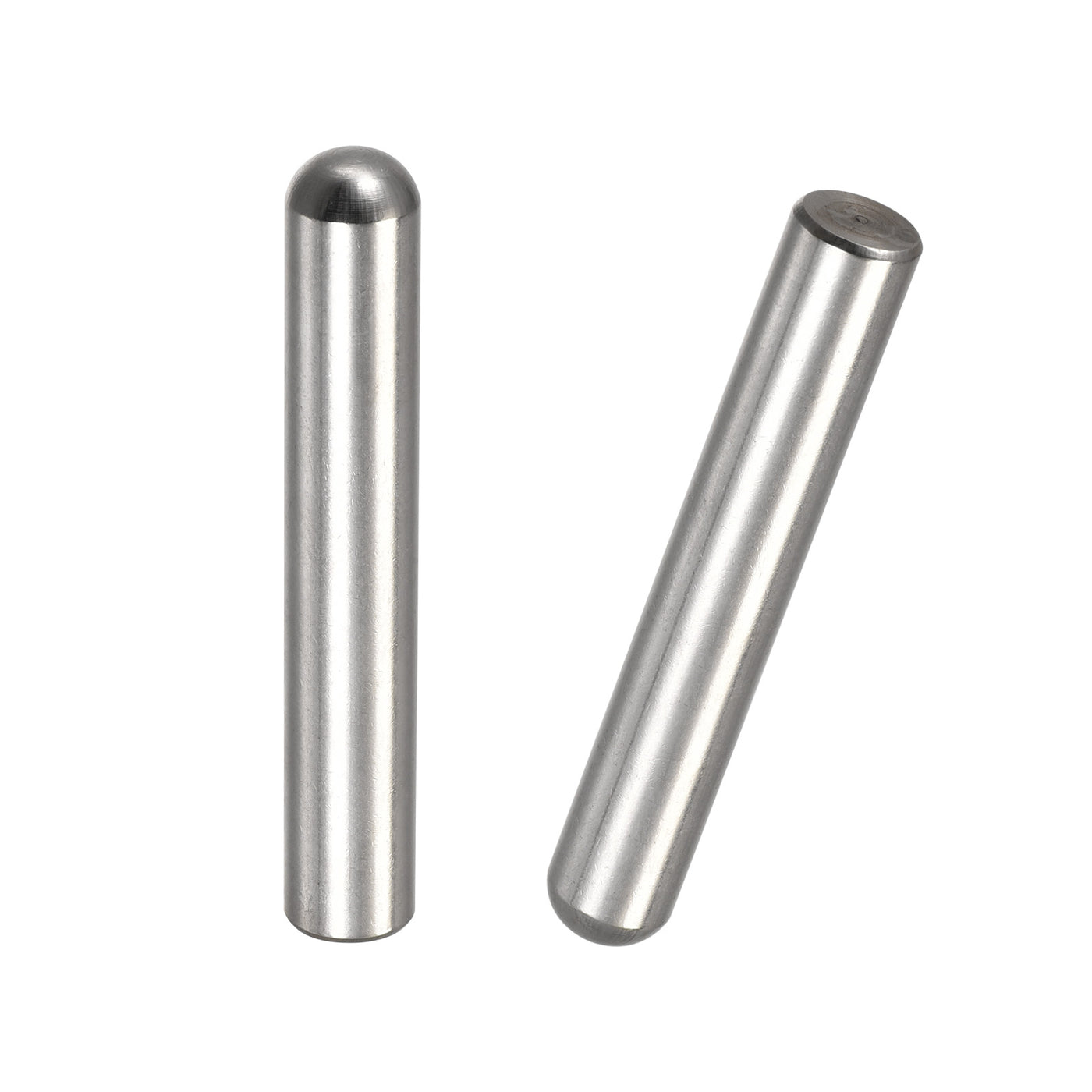 Harfington Dowel Pins, 304 Stainless Steel Round Head Flat Chamfered End Dowel Pin Wood Bunk Bed Shelf Pegs Support Shelves Fasten Element