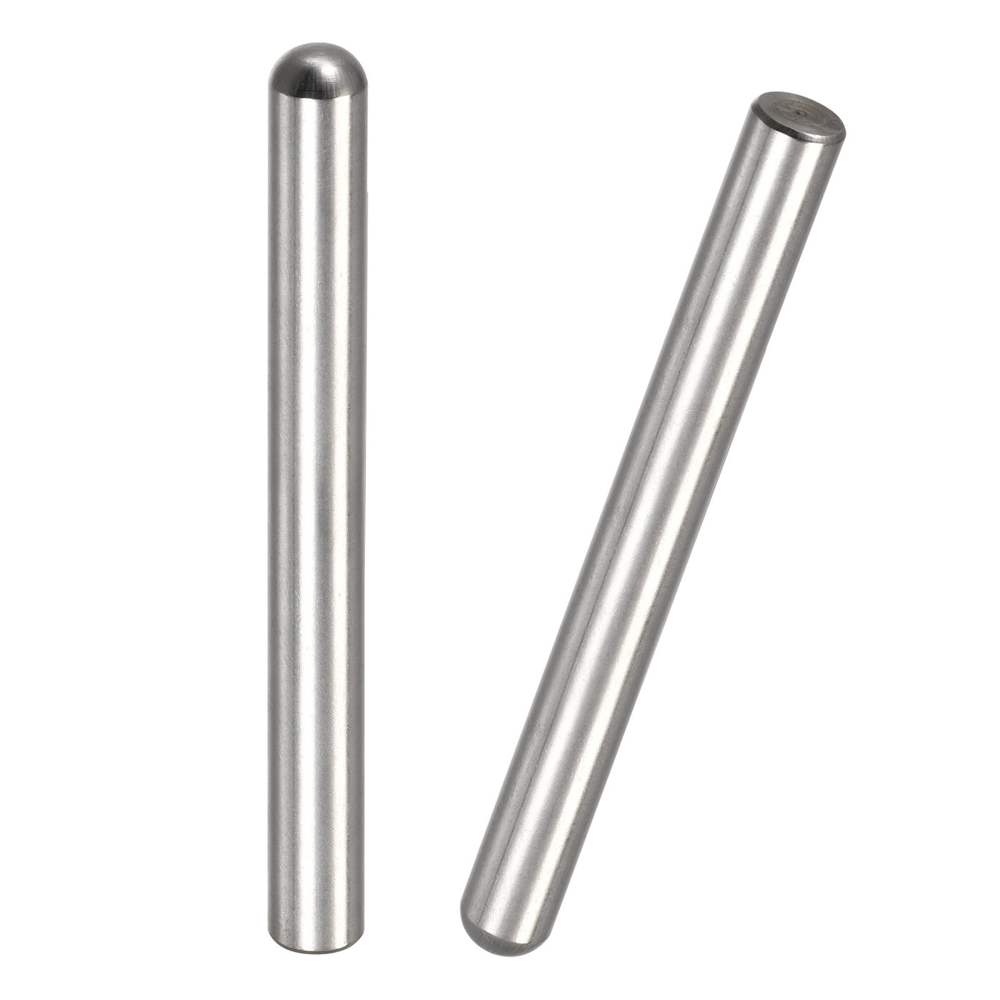 Harfington Dowel Pins, 304 Stainless Steel Round Head Flat Chamfered End Dowel Pin Wood Bunk Bed Shelf Pegs Support Shelves Fasten Element