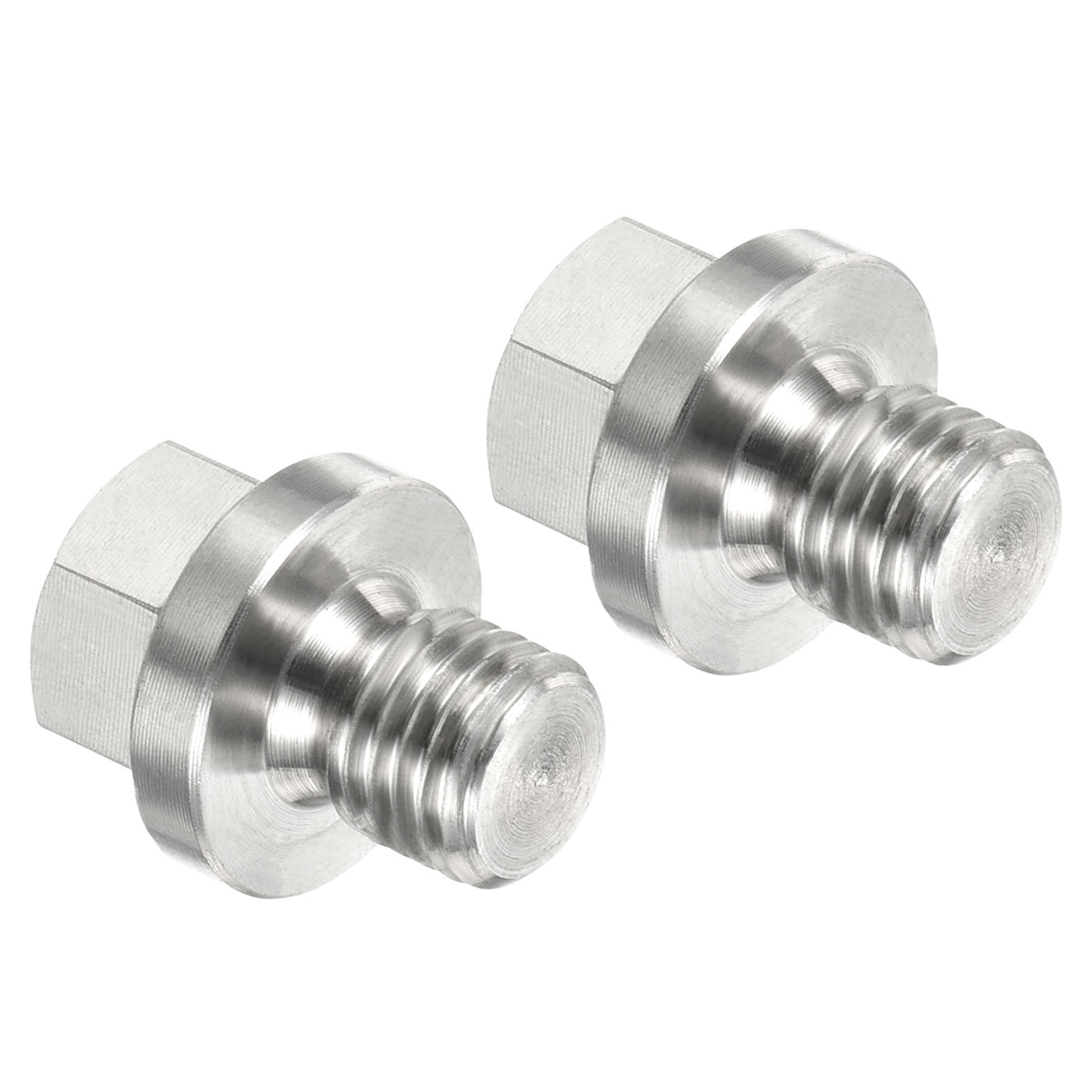 Harfington Male Plug, Waterproof Dustproof Stainless Steel Thread Hex Head Socket Solid Pipe Fitting