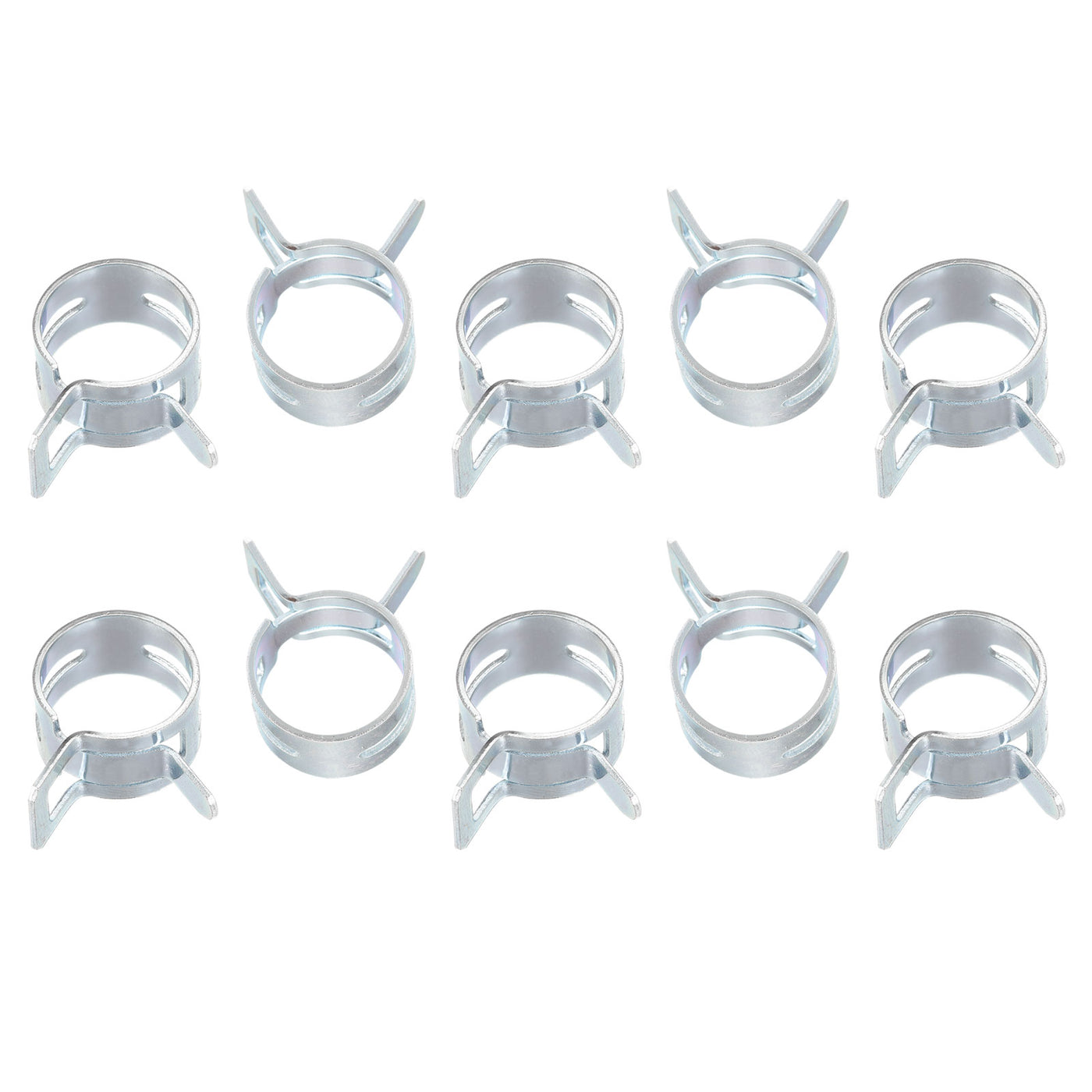 Harfington Spring Band Type Action Fuel/Silicone Vacuum Hose Pipe Clamp Low Pressure Air Clips Clamps