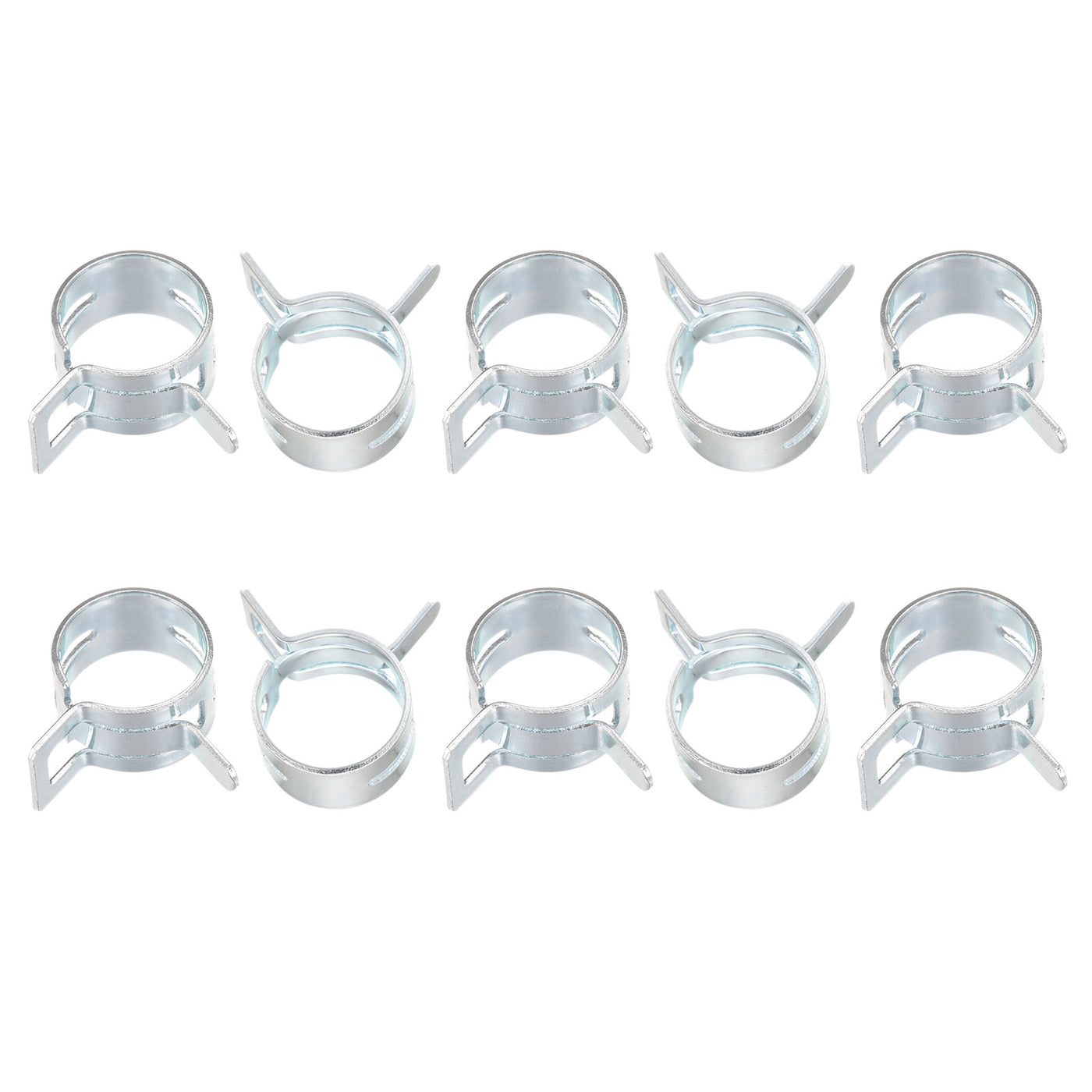 Harfington Spring Band Type Action Fuel/Silicone Vacuum Hose Pipe Clamp Low Pressure Air Clips Clamps