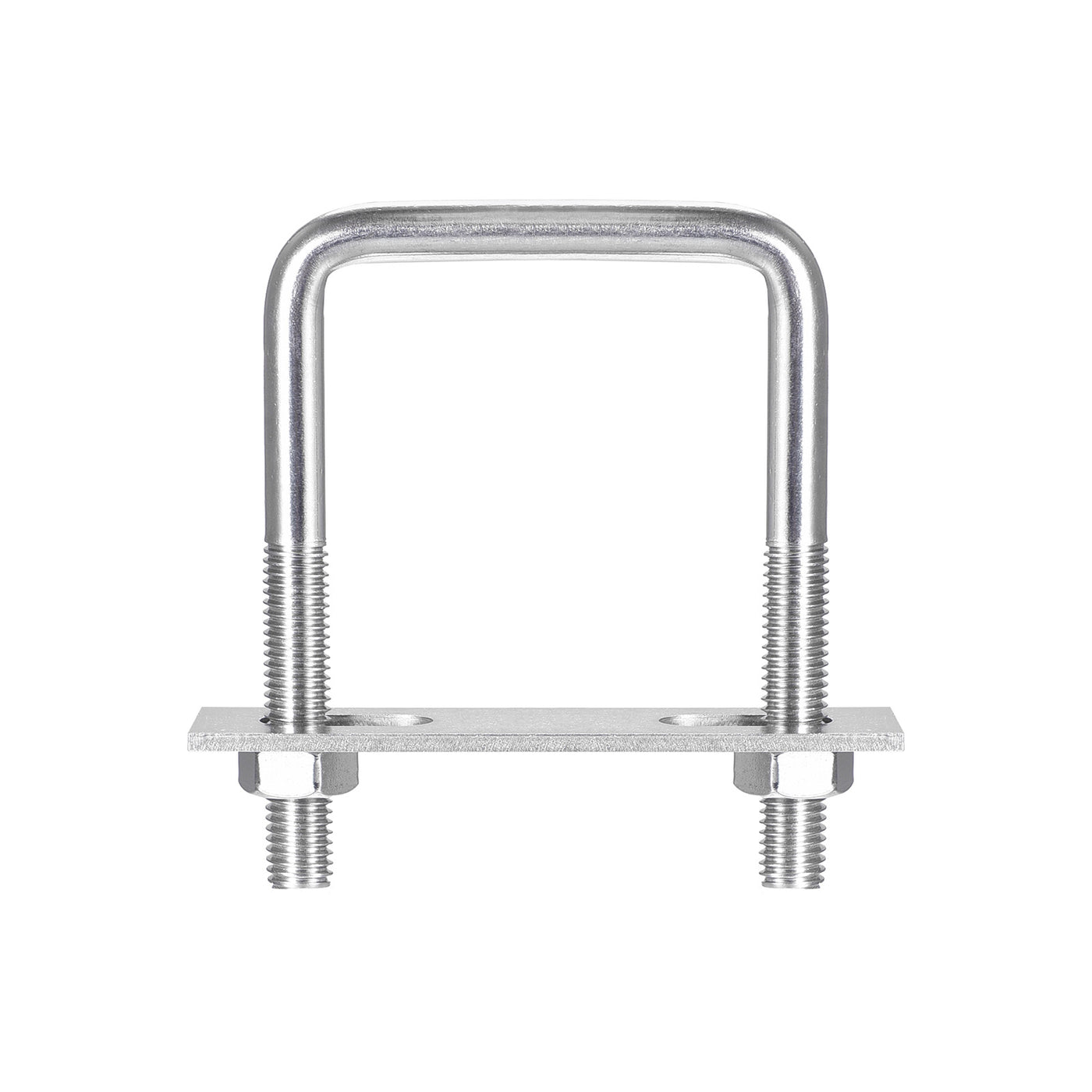 Harfington Square U-Bolts, 304 Stainless Steel U Bolt with Nuts and Plates, for Boat Trailer