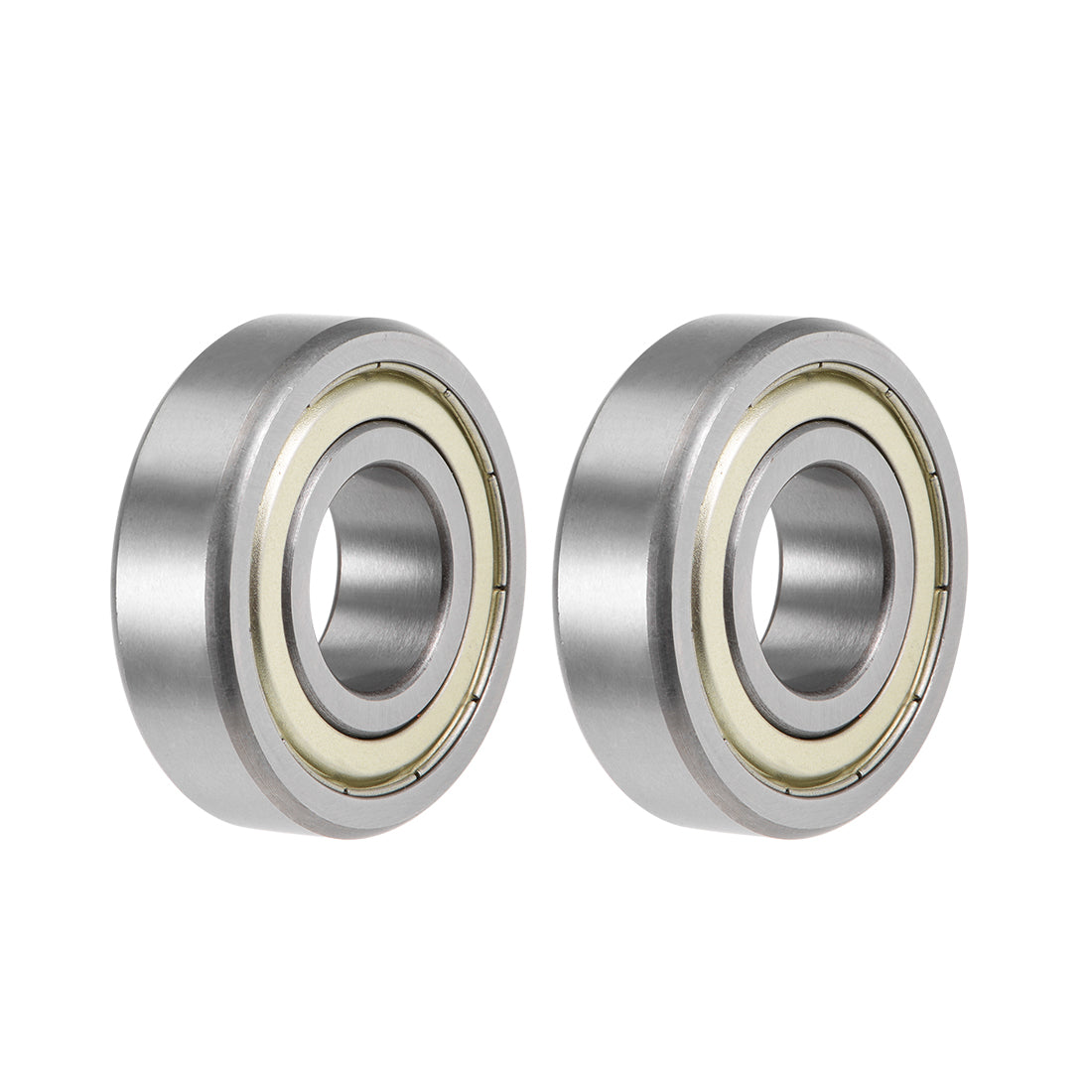 uxcell Uxcell Deep Groove Ball Bearings Z2 Double Shielded Chrome Steel Roller