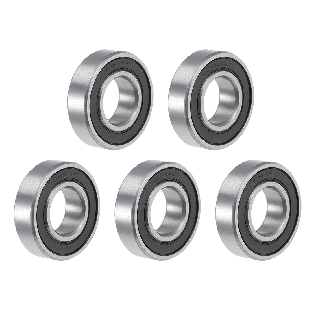 uxcell Uxcell Deep Groove Ball Bearing Double Sealed Chrome Steel P0 Z1 Metric Bearings