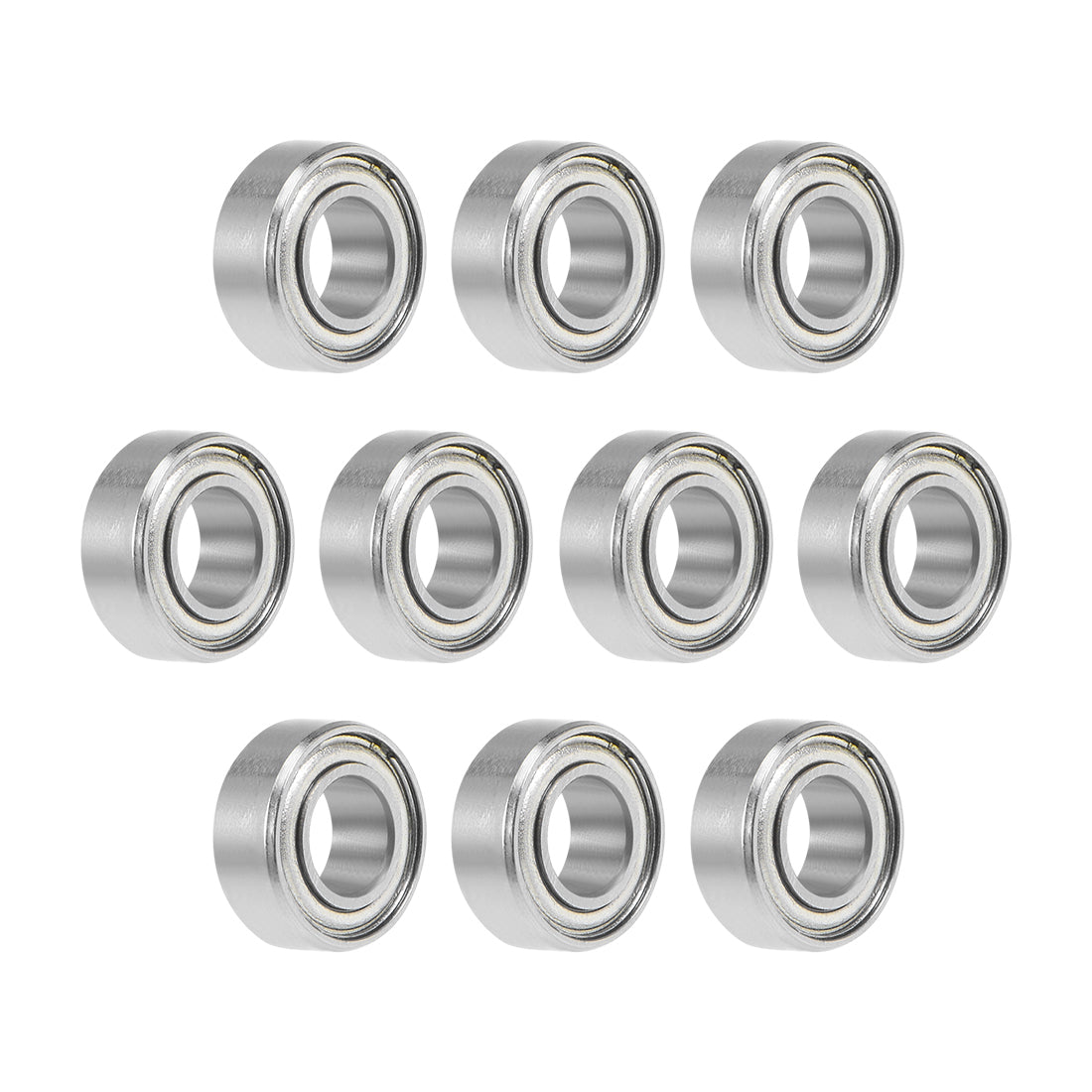 uxcell Uxcell Deep Groove Ball Bearings Metric Double Shielded Chrome Steel Roller ABEC1 Z1