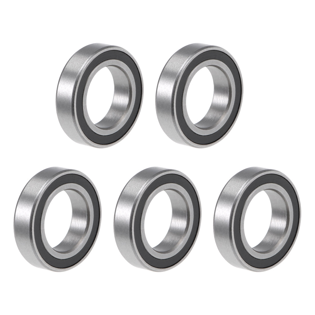 uxcell Uxcell Deep Groove Ball Bearings Inch Double Sealed Chrome Steel ABEC-1 Z2