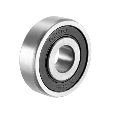 uxcell Uxcell Deep Groove Ball Bearings Metric Single Sealed Chrome Steel ABEC1 Z2