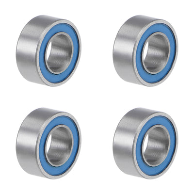 uxcell Uxcell Deep Groove Ball Bearings Metric Double Sealed Chrome Steel Blue P0 Z2