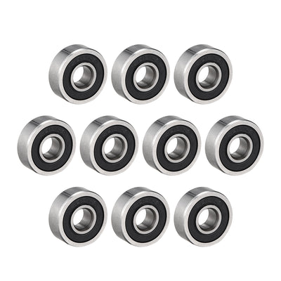 uxcell Uxcell Deep Groove Ball Bearings Metric Single Sealed Chrome Steel P0 Z2 Level