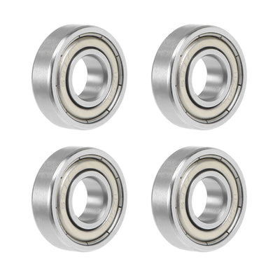 uxcell Uxcell Deep Groove Ball Bearing Metric Double Shielded Chrome Steel ABEC1 Z1