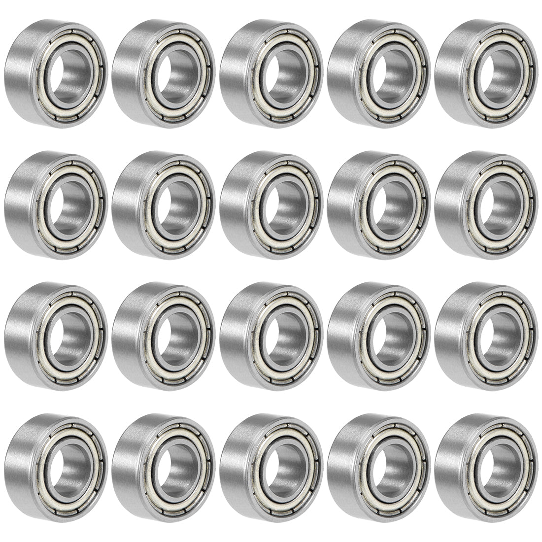 uxcell Uxcell Deep Groove Ball Bearing Metric Double Shielded Chrome Steel P0 Z1