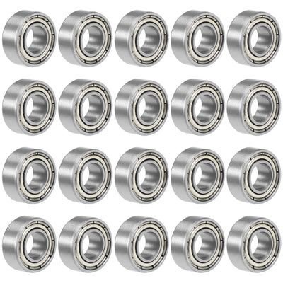 uxcell Uxcell Deep Groove Ball Bearing Metric Double Shielded Chrome Steel P0 Z1