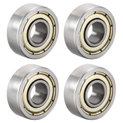uxcell Uxcell Deep Groove Ball Bearings Metric Double Shield High Carbon Steel Z1 Level
