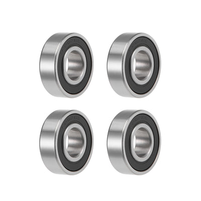 uxcell Uxcell Deep Groove Ball Bearing Metric Double Sealed High Carbon Steel Z2