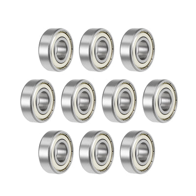 uxcell Uxcell Deep Groove Ball Bearings Metric Double Shielded High Carbon Steel Z2 Level