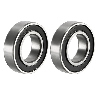 uxcell Uxcell Deep Groove Ball Bearings Metric Double Seal Carbon Steel Z1