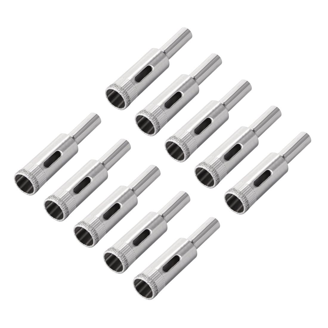 Uxcell Uxcell 22mm Diamond Drill Bits Hole Saws for Glass Ceramic Porcelain Tiles 10 Pcs