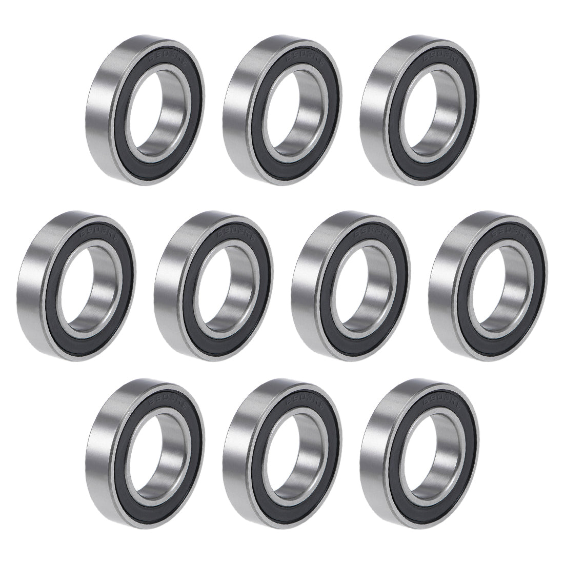 uxcell Uxcell Deep Groove Ball Bearings Thin Section Double Sealed Chrome Steel ABEC3