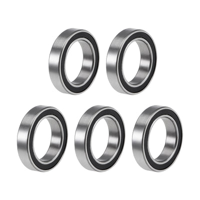 uxcell Uxcell Deep Groove Ball Bearings Thin Section Double Sealed Chrome Steel Bearings