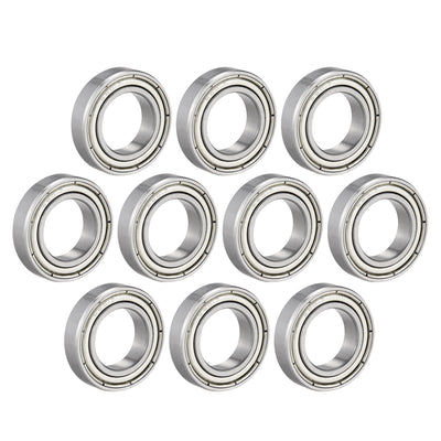 uxcell Uxcell Deep Groove Ball Bearing Thin Section Single Shielded Chrome Steel