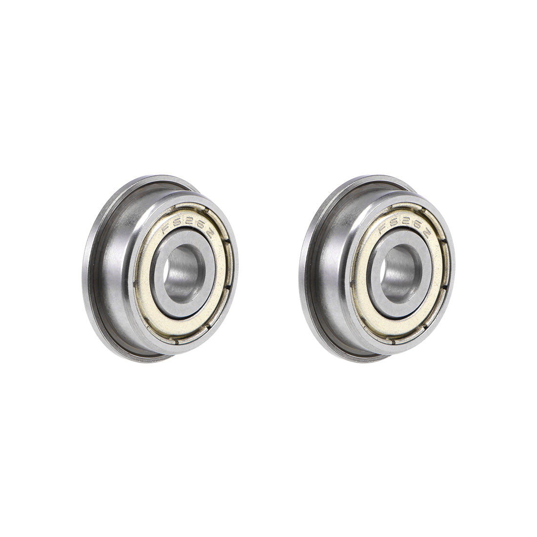 uxcell Uxcell Flange Deep Groove Ball Bearings Double Shield Chrome Steel